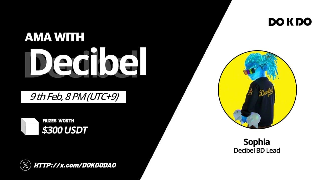 DOKDO x Decibel AMA 참여자 래플 